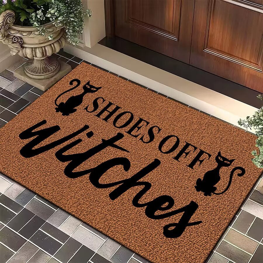 Shoes Off Witches Welcome Mat | Kelmera