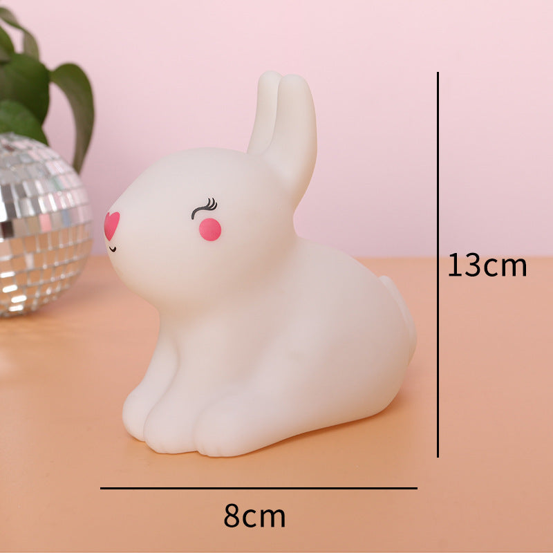 Silicone Soft-Touch LED Unicorn Night Light Table Lamp | Kelmera