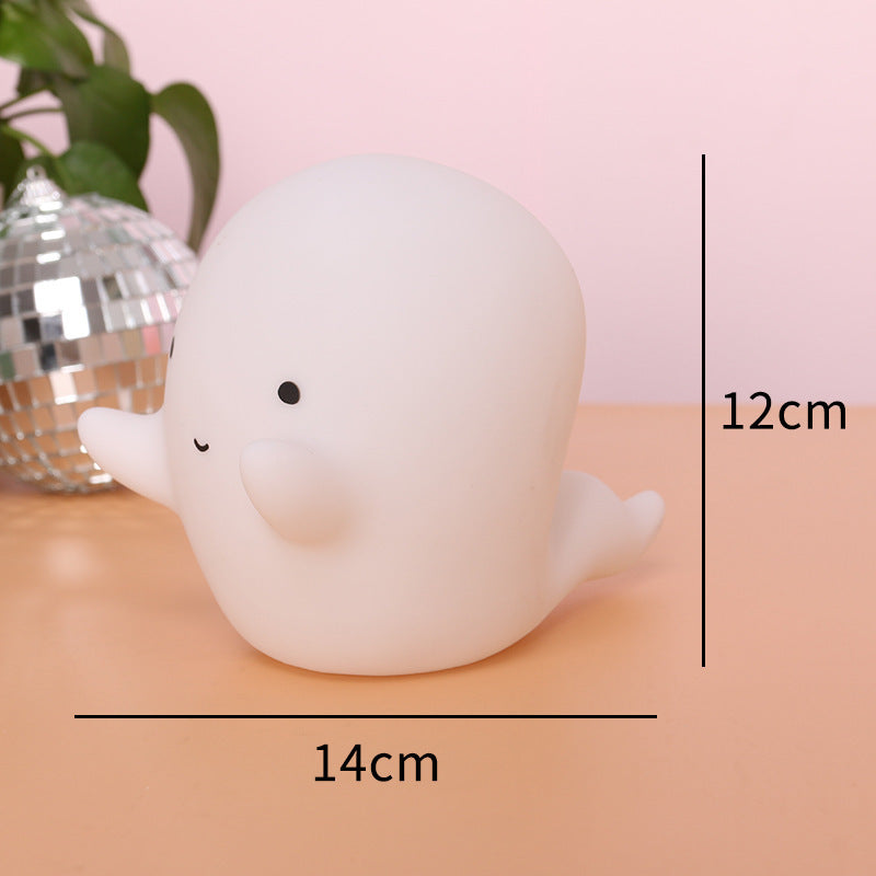 Silicone Soft-Touch LED Unicorn Night Light Table Lamp | Kelmera