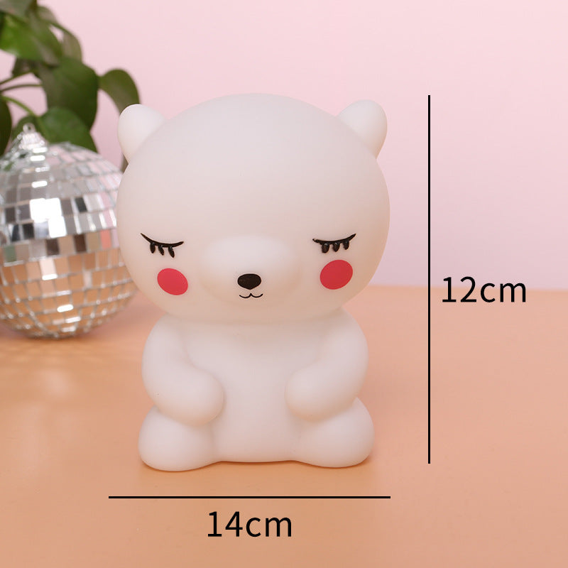 Silicone Soft-Touch LED Unicorn Night Light Table Lamp | Kelmera