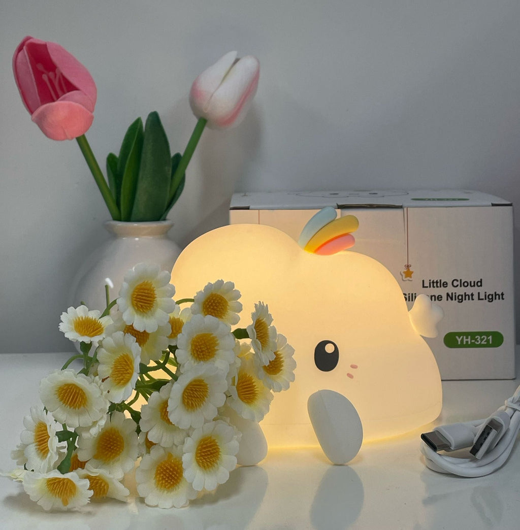 Silicone Sweet Cloud Night Light Table Lamp | Kelmera