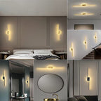 Slim Linear LED Makeup Mirror Light with Halo Backlighting | Kelmera