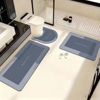 Soft Absorbent Bathroom Mat Set | Kelmera