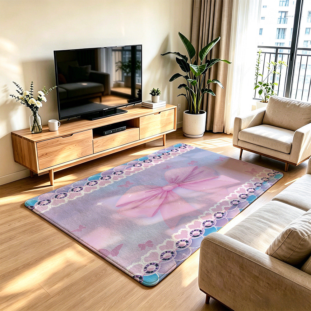 Soft Floral Decorative Area Rug | Kelmera