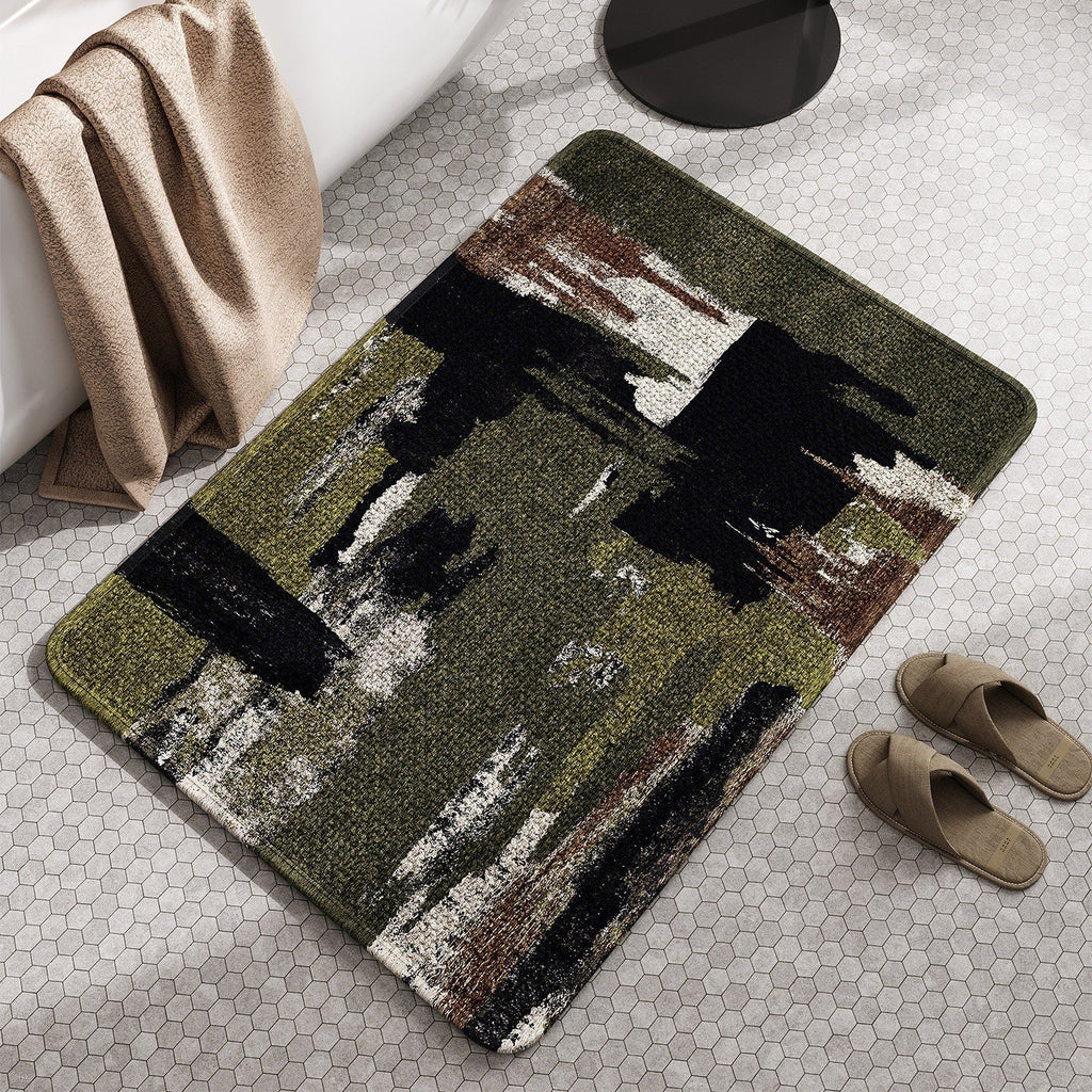 Soft Linen Textured Bathroom Mat | Kelmera