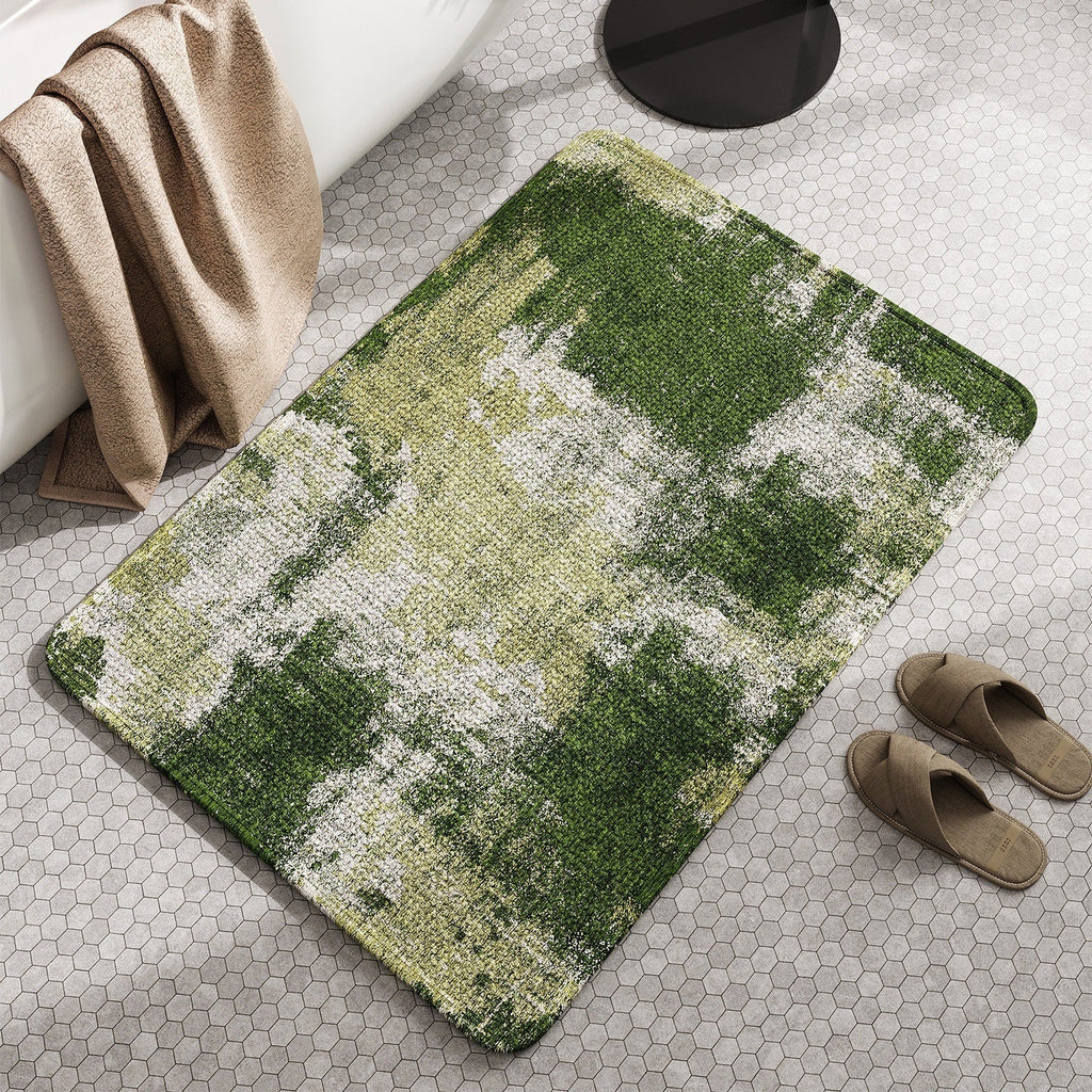 Soft Linen Textured Bathroom Mat | Kelmera