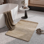 Soft Linen Textured Bathroom Mat | Kelmera