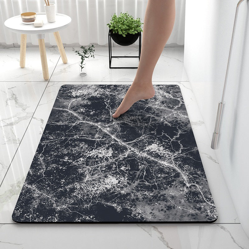 Soft Touch Marble Bath Mat | Kelmera