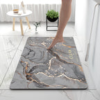 Soft Touch Marble Bath Mat | Kelmera