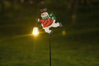 Solar-Powered Decorative Garden Stake Light with Crescent Moon Fairy Lantern | Kelmera