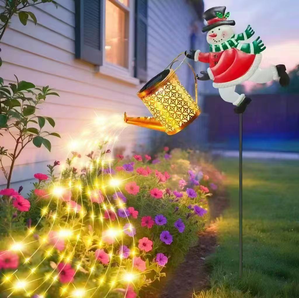 Solar-Powered Decorative Garden Stake Light with Crescent Moon Fairy Lantern | Kelmera