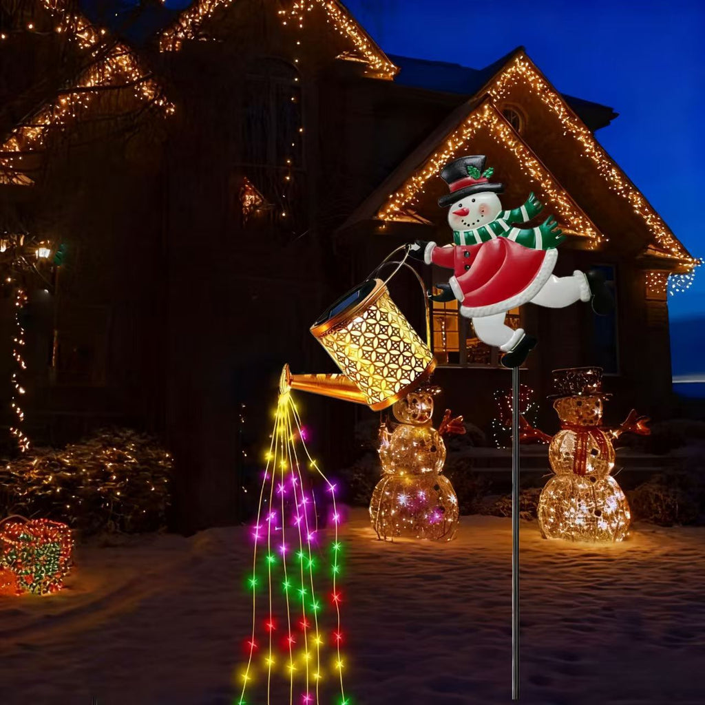 Solar-Powered Decorative Garden Stake Light with Crescent Moon Fairy Lantern | Kelmera