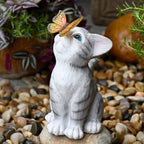 Solar-Powered Garden Gnome Sculpture with Integrated LED Fairy Lights and Turtle Pot | Kelmera