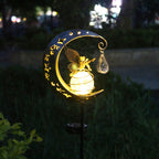 Solar-Powered Half-Moon Garden Stake Light | Kelmera