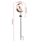 Solar-Powered Half-Moon Garden Stake Light | Kelmera