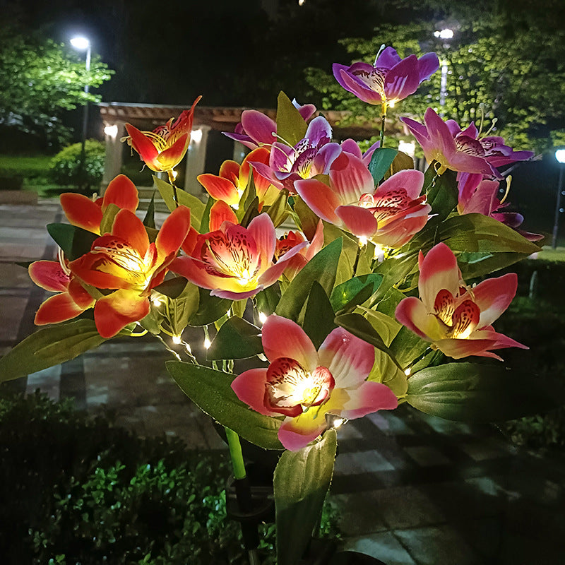Solar-Powered LED Decorative Flower Garden Stakes | Kelmera