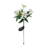 Solar-Powered LED Decorative Flower Garden Stakes | Kelmera
