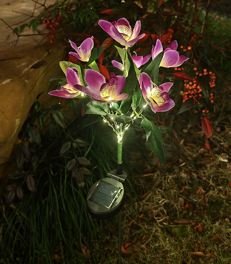 Solar-Powered LED Decorative Flower Garden Stakes | Kelmera