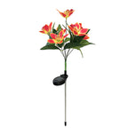 Solar-Powered LED Decorative Flower Garden Stakes | Kelmera
