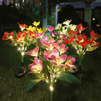 Solar-Powered LED Decorative Flower Garden Stakes | Kelmera