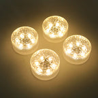 Solar Textured Glass Garden Path Lights | Kelmera