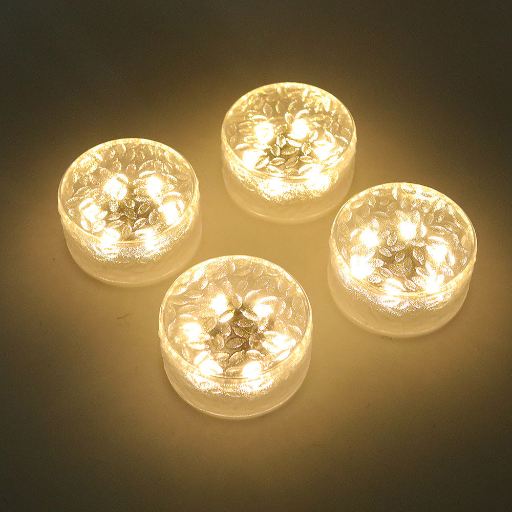 Solar Textured Glass Garden Path Lights | Kelmera
