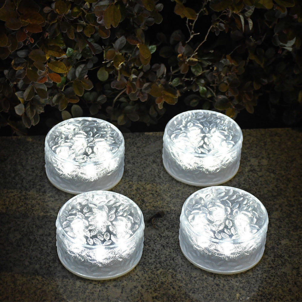 Solar Textured Glass Garden Path Lights | Kelmera