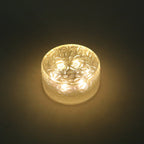 Solar Textured Glass Garden Path Lights | Kelmera