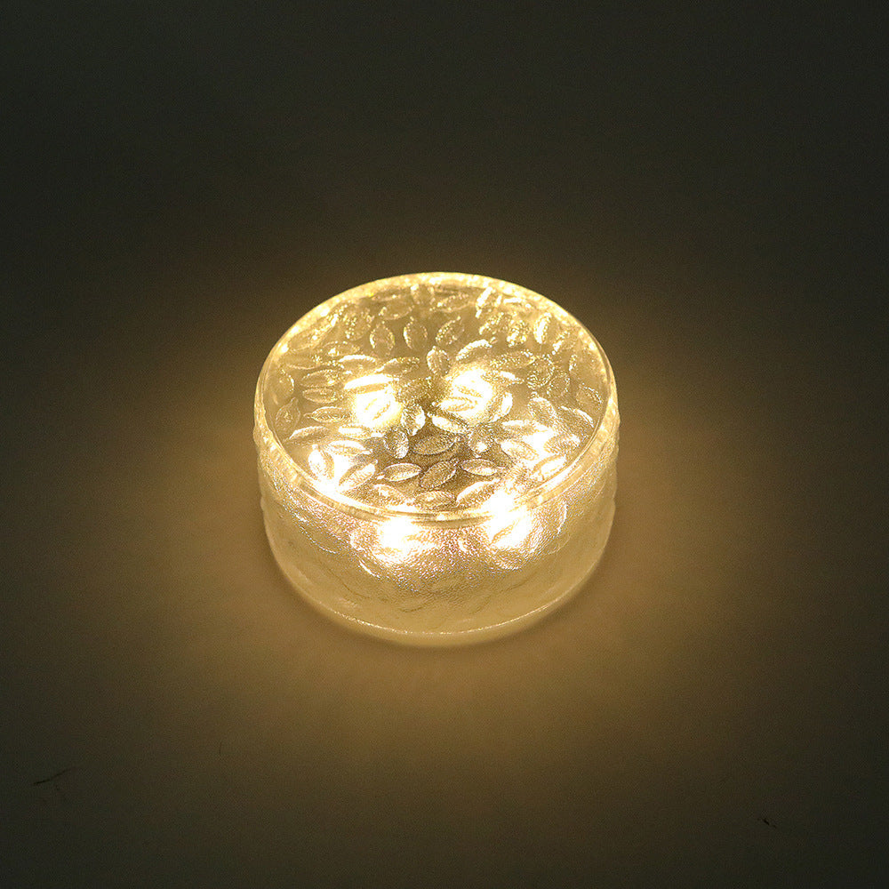 Solar Textured Glass Garden Path Lights | Kelmera