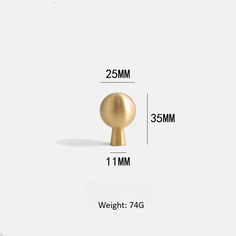 Sormendo Brass Cabinet Knobs & Handles