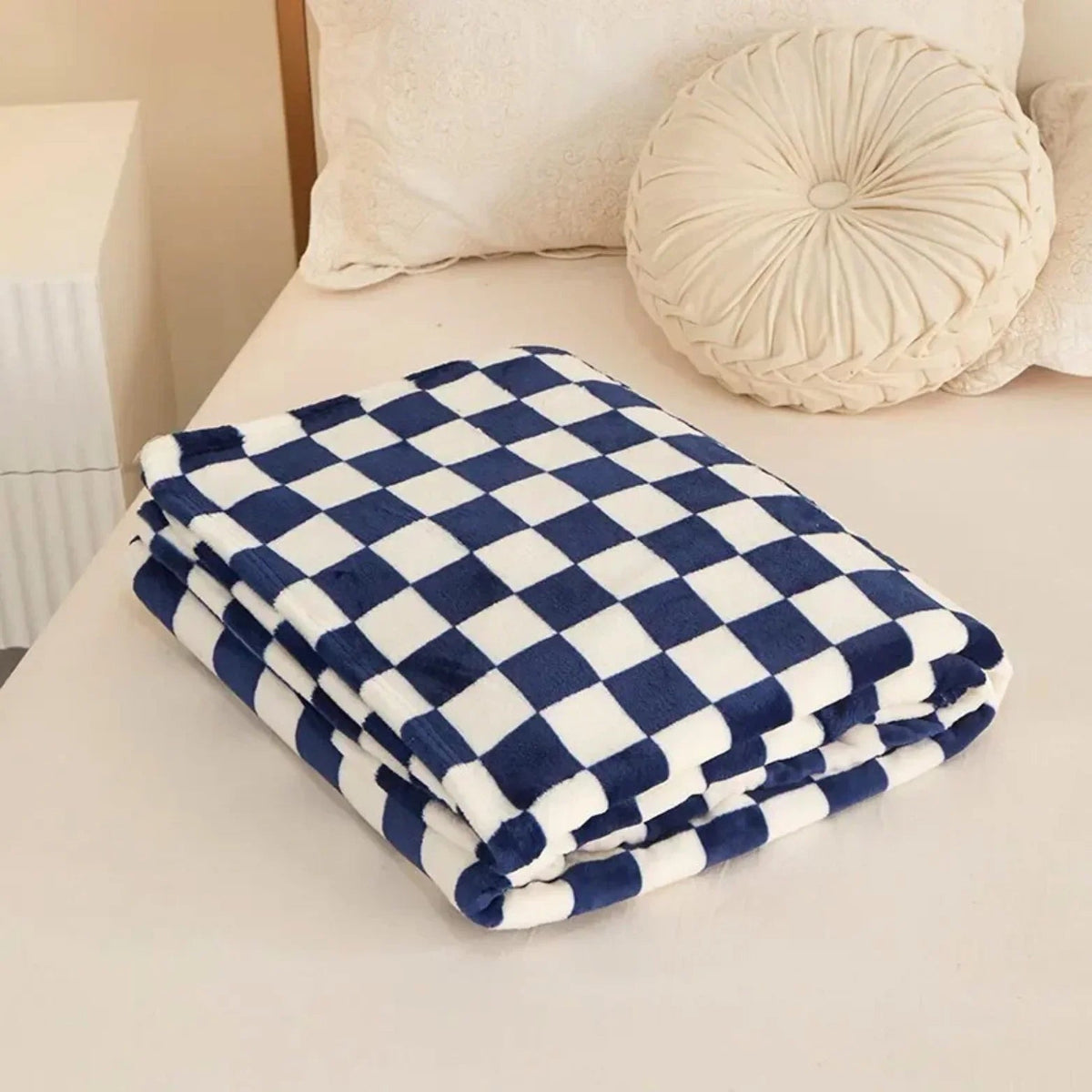 Sortella checkerboard throw