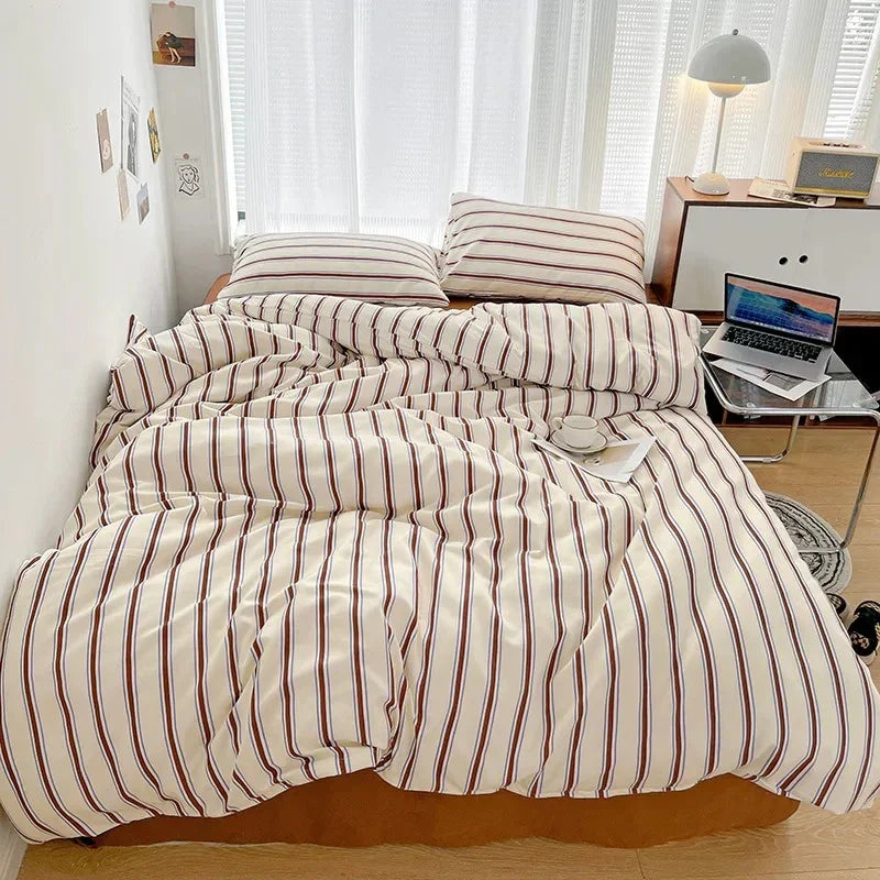 Sortella Striped Bedding Set