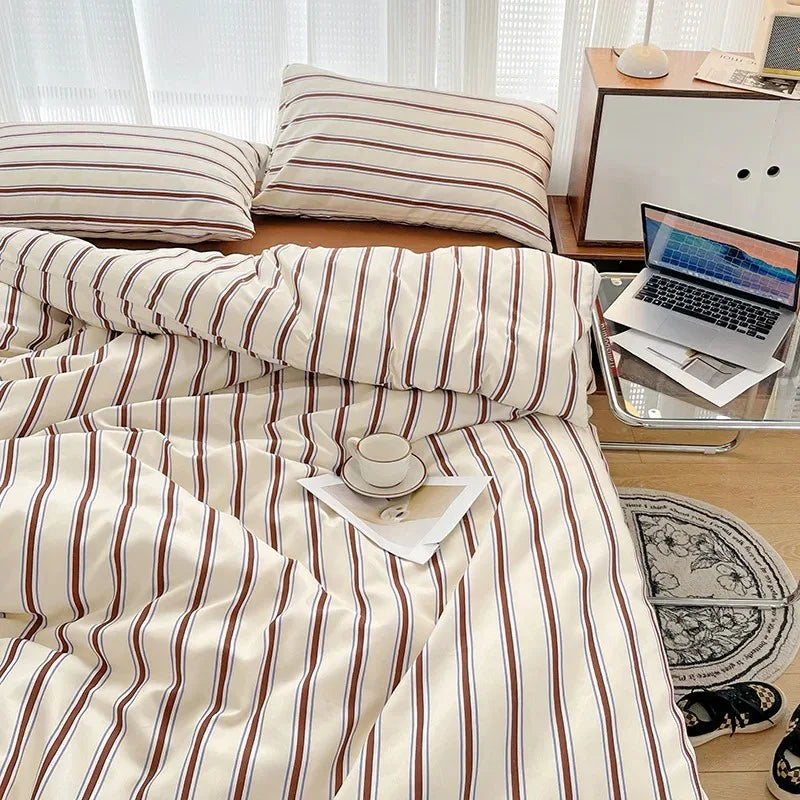 Sortella Striped Bedding Set