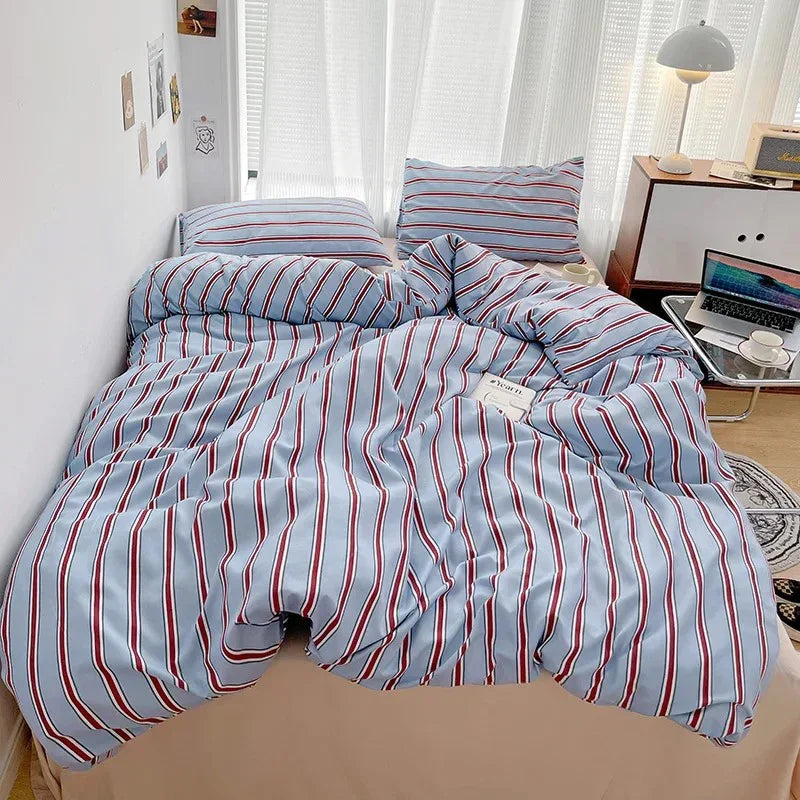 Sortella Striped Bedding Set