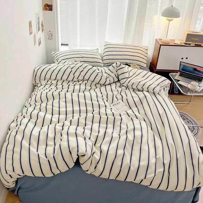 Sortella Striped Bedding Set