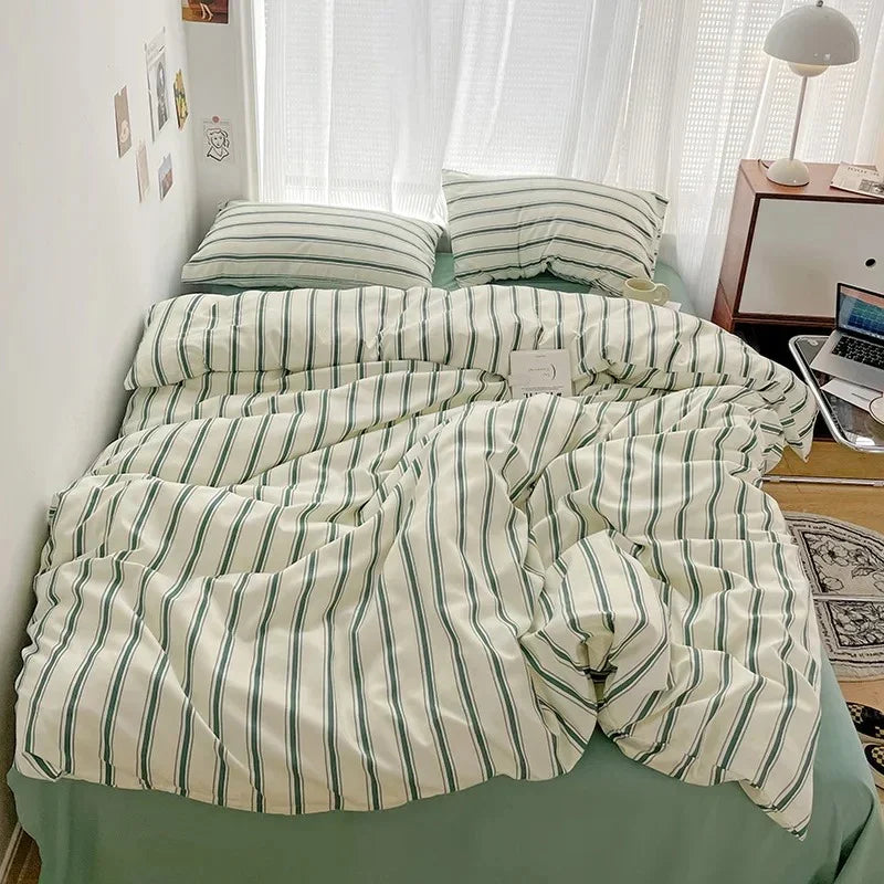 Sortella Striped Bedding Set
