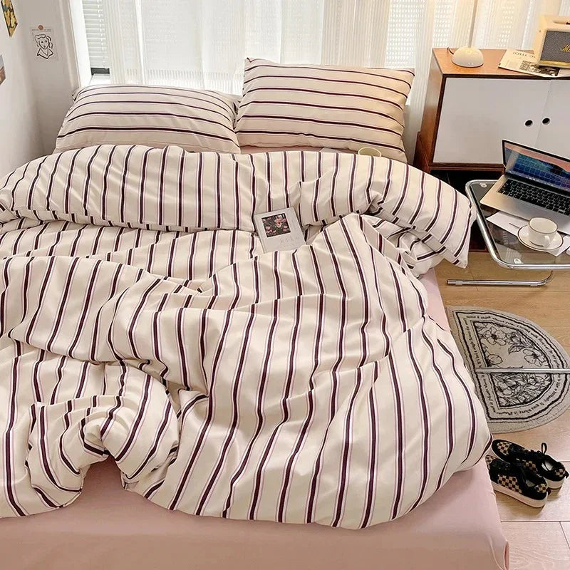 Sortella Striped Bedding Set