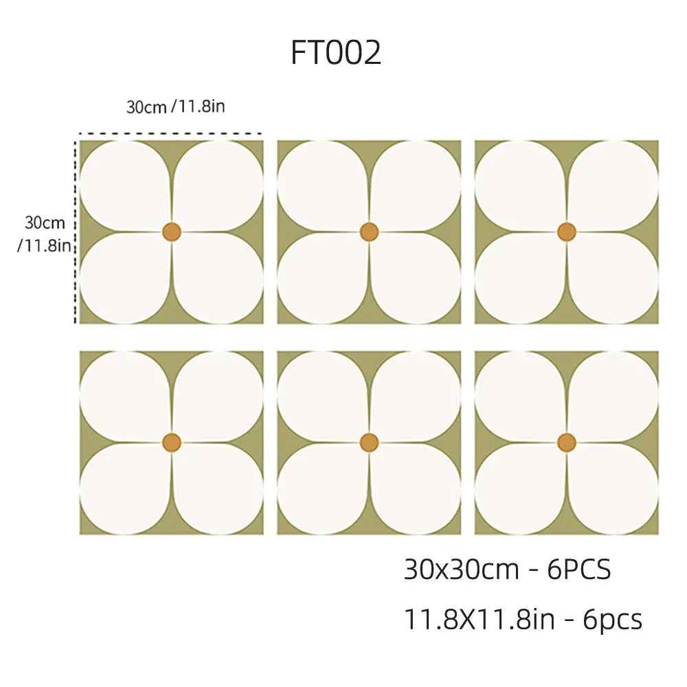 Sortessa Floor Tile Stickers