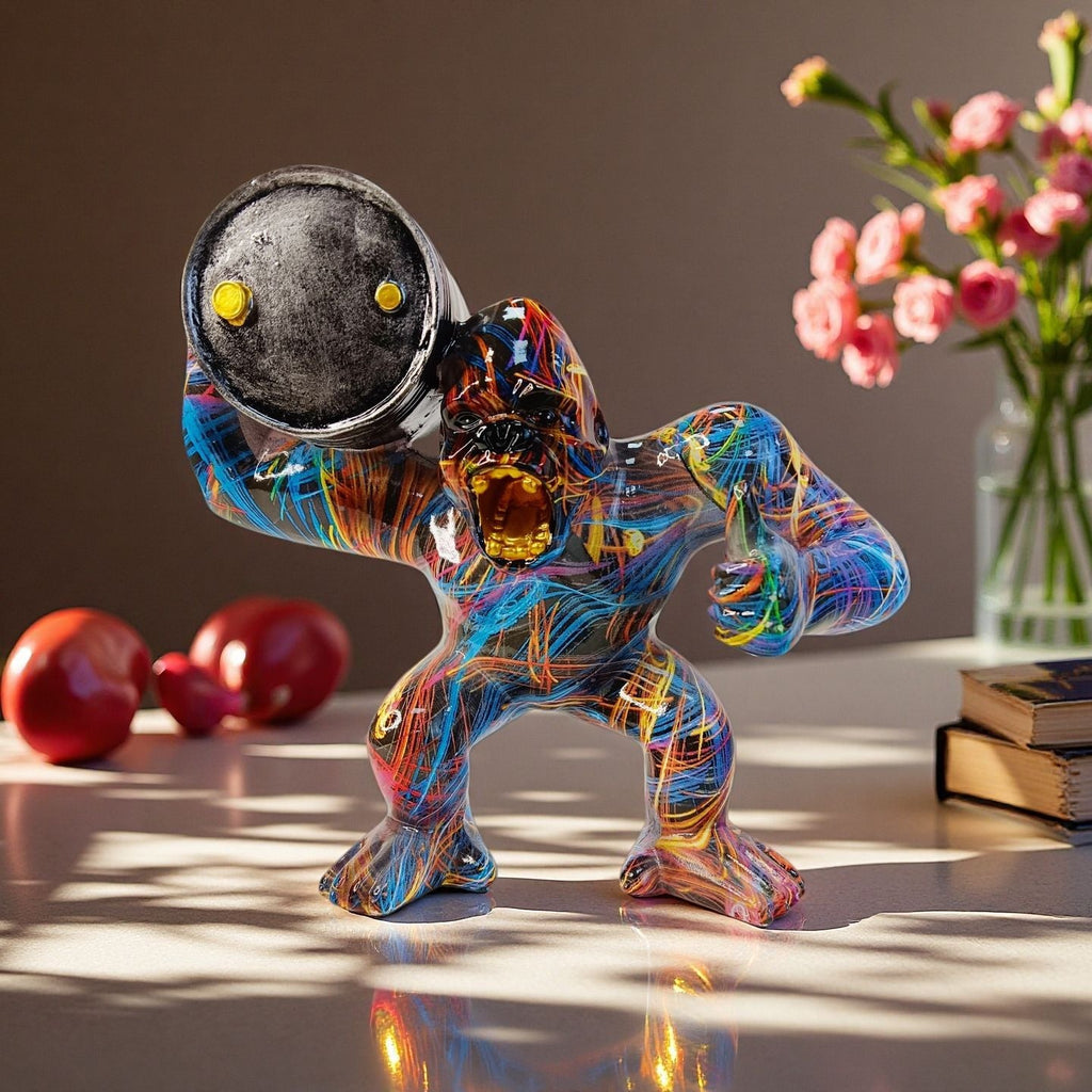 Sporty Decorative Figure of a Weightlifter | Kelmera
