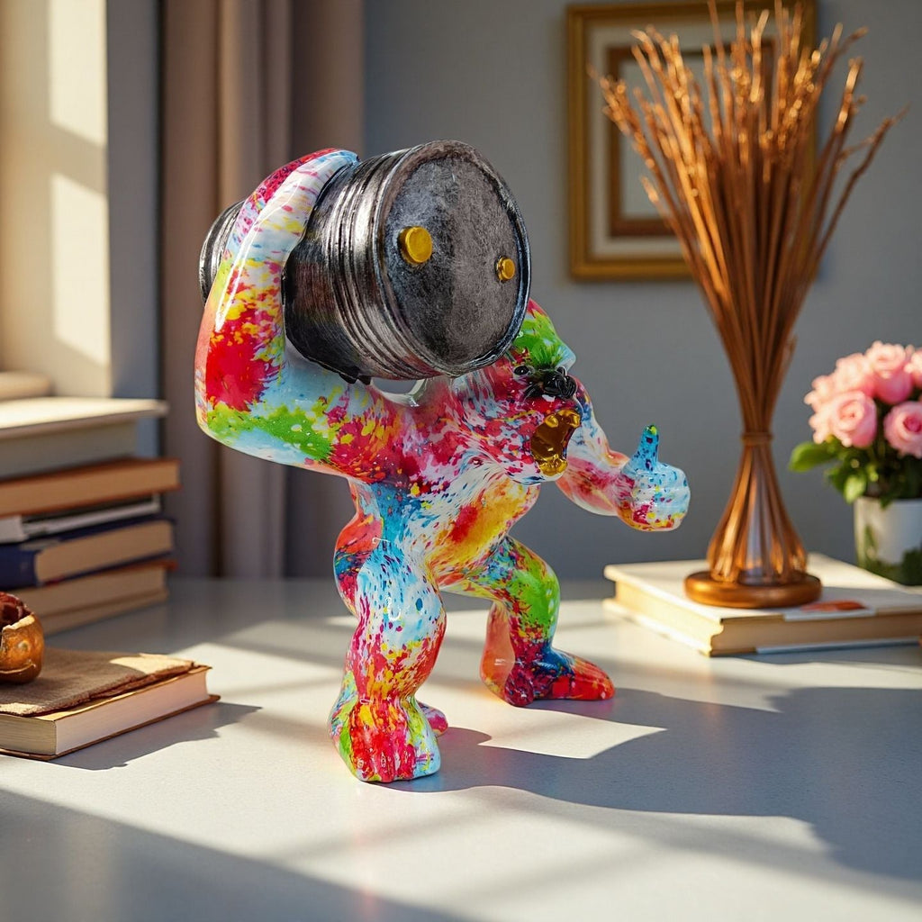 Sporty Decorative Figure of a Weightlifter | Kelmera