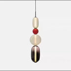 Stacked Orb Glass Pendant with Mixed Surface | Kelmera