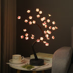 Star-Decorated LED Branch Table Lamp with Warm Micro Dimmable Lights | Kelmera