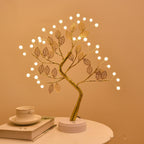 Star-Decorated LED Branch Table Lamp with Warm Micro Dimmable Lights | Kelmera
