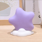 Star-Shaped Silicone Touch Night Light with Cloud Base | Kelmera