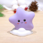 Star-Shaped Silicone Touch Night Light with Cloud Base | Kelmera