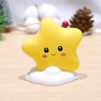 Star-Shaped Silicone Touch Night Light with Cloud Base | Kelmera