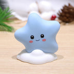 Star-Shaped Silicone Touch Night Light with Cloud Base | Kelmera