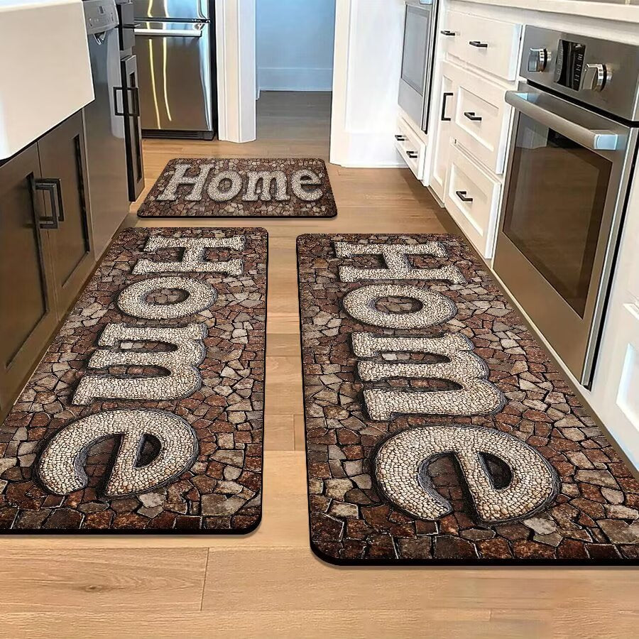 Stone-Inspired Decorative Area Mat | Kelmera