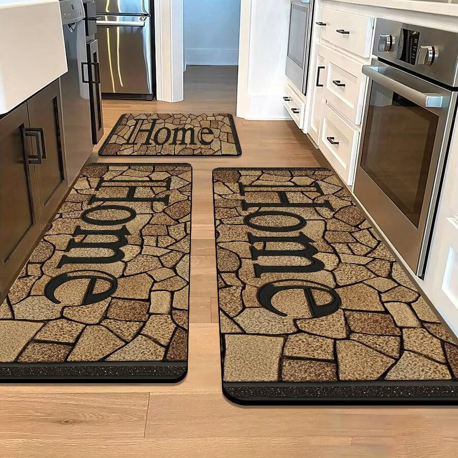 Stone-Inspired Decorative Area Mat | Kelmera