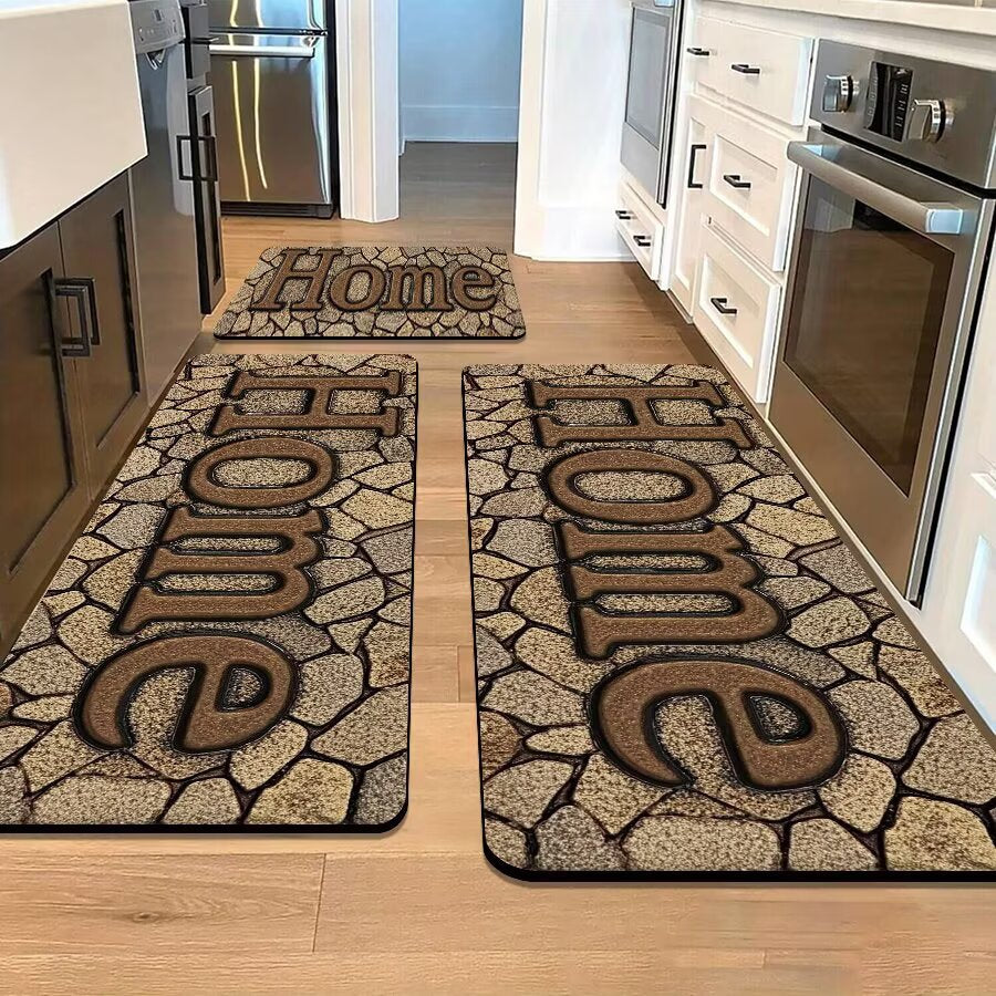 Stone-Inspired Decorative Area Mat | Kelmera